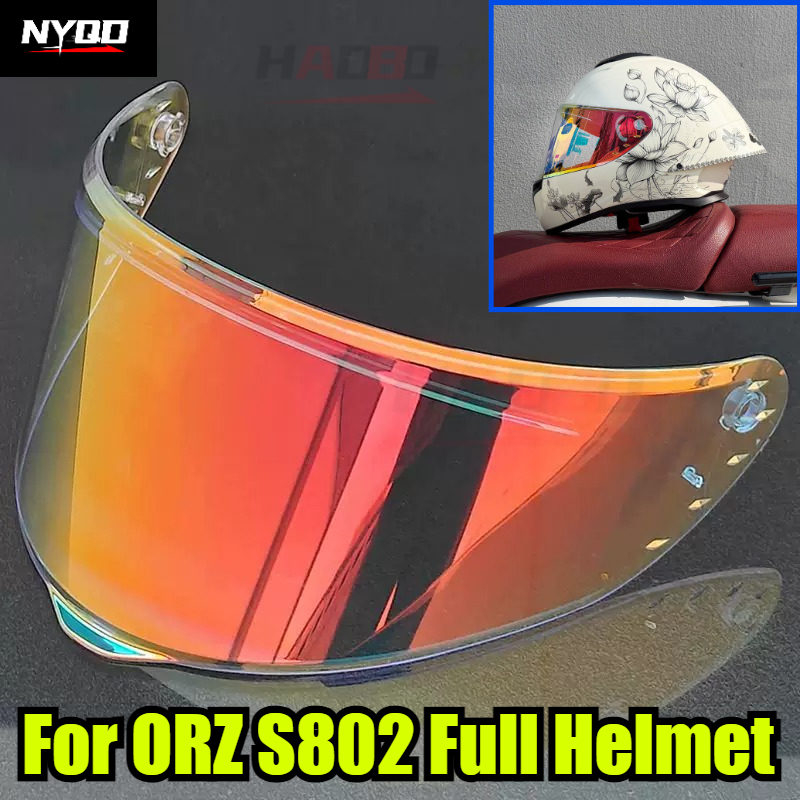 Helmet Full Face - ORZ S802 Motorfiets Integraalhelm Vizieren Kleur