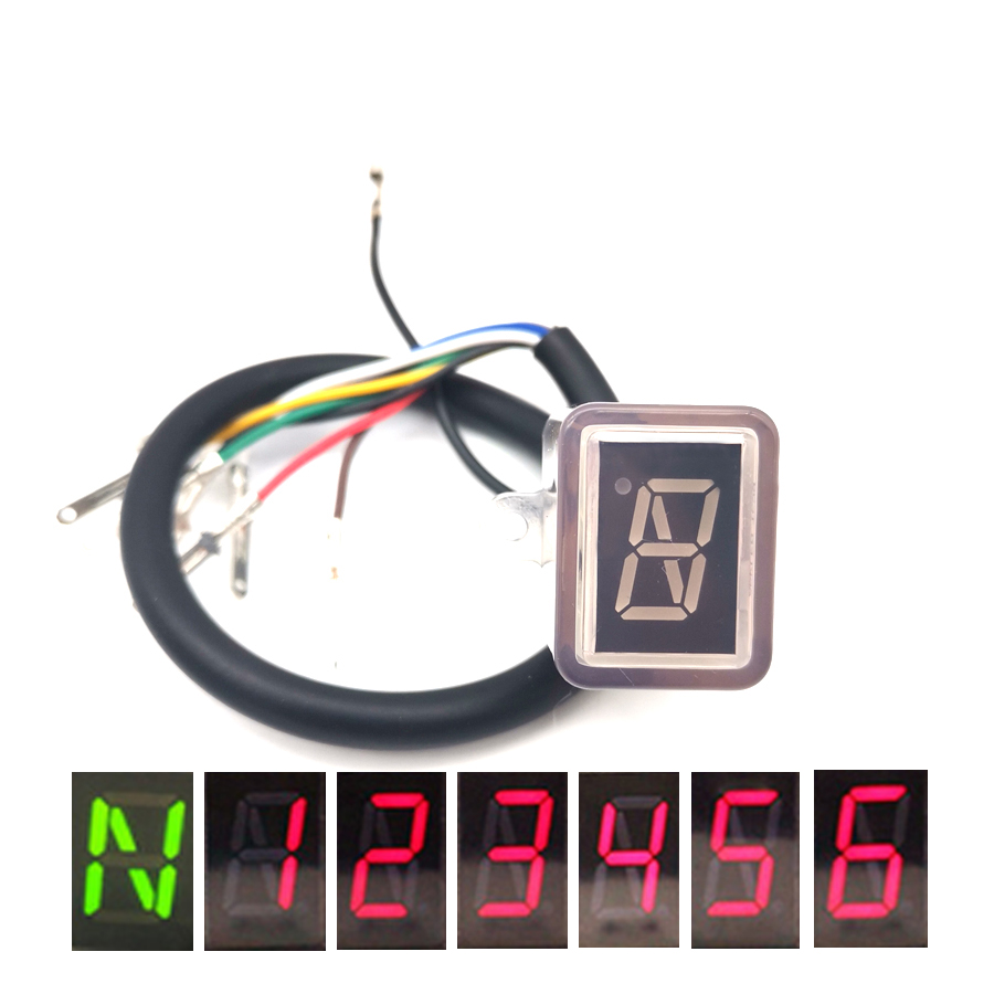 Motorcycle Gear Ratio - Universele Motorcycle Gear Indicator 6 Speed