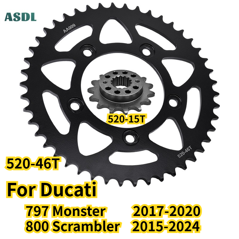 Motorcycle Gear Icon - 520 46T 15T Motorfiets Voor- en