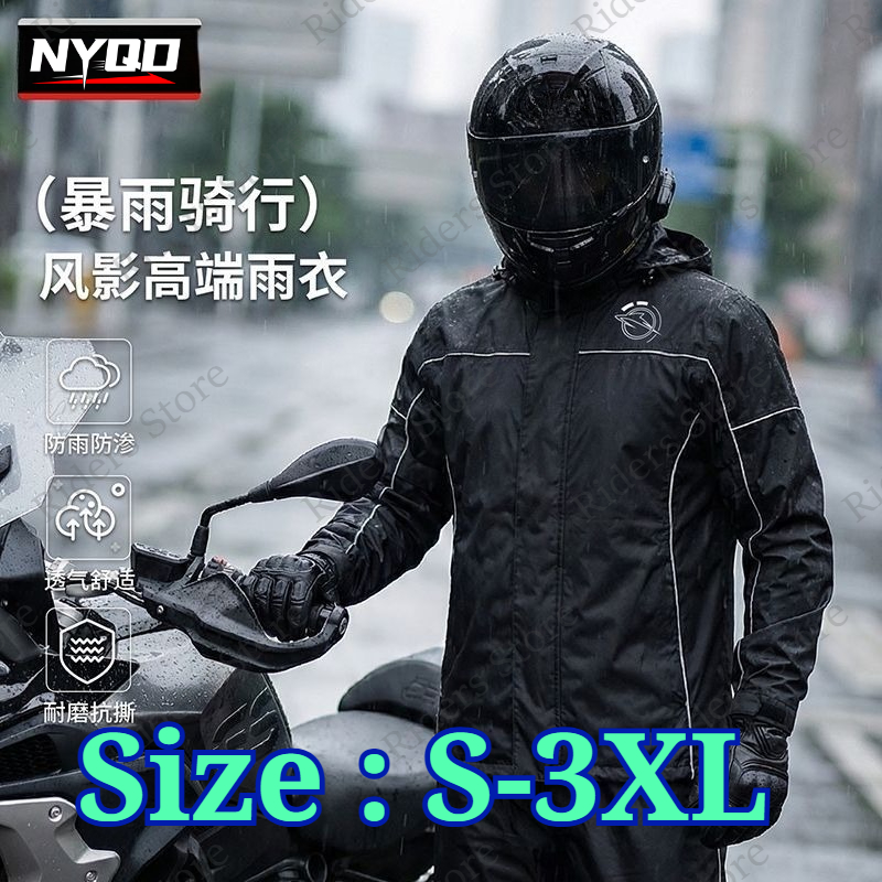 Motorcycle Rain Suit - Motorregenpak Tweedelig waterdicht anti-zware regen verdikte