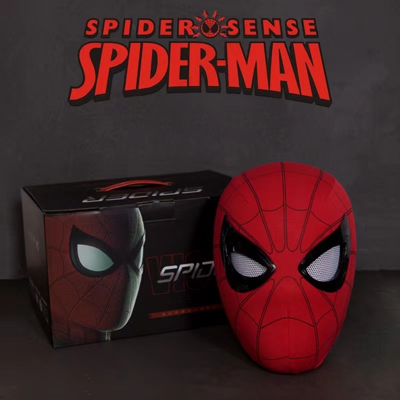 Helmet Full Face - Superheldenmasker/Spider-Man-helm, anime-personage cosplay, volgelaatsmasker, bescherming tegen