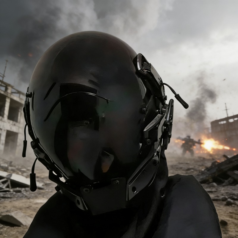Cyberpunk helm masker in mecha - Helmet Full Face recensie en prijs
