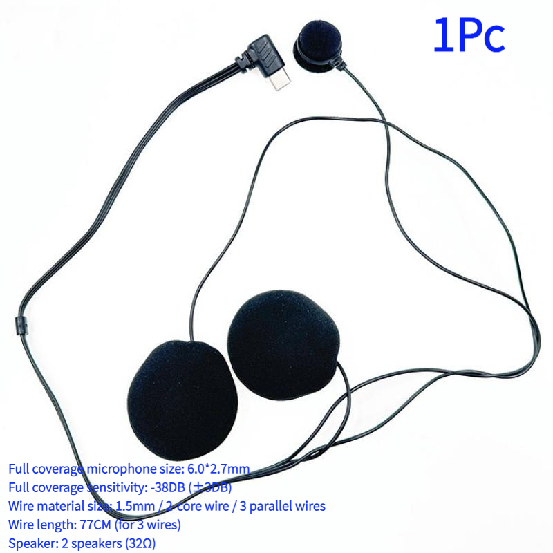 1Pc Type-C Plug HD Ruisonderdr - Helmet Full Face recensie en prijs