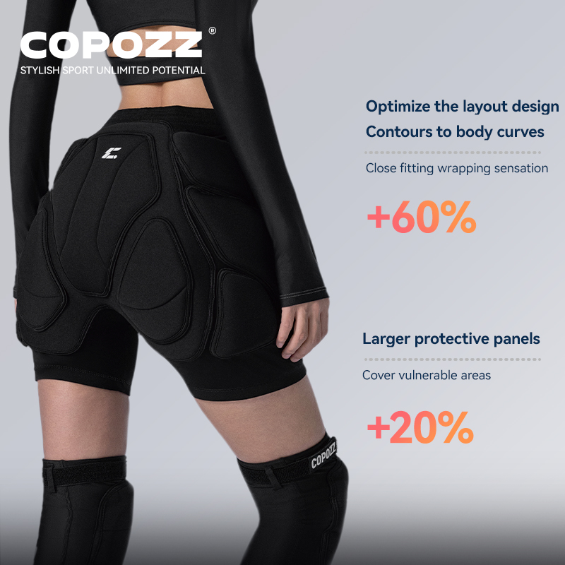 COPOZZ Verbeterde ski-kniebesc - Motorcycle Gear On Sale recensie en prijs